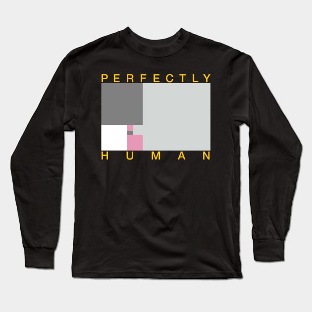 Perfectly Human - Demigirl Pride Flag Long Sleeve T-Shirt by OutPsyder